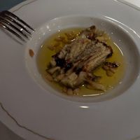 Smoked eggplant at Azur - Four Seasons Hotel in Tunis