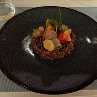 Warm quinoa salad at Azur - Four Seasons Hotel in Tunis