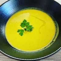 Creamy Pumpkin Soup 🌱  at Azur - Four Seasons Hotel in Tunis