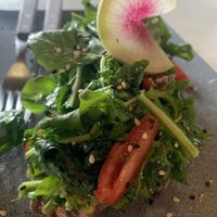 Avocado toast    at Organi-K in Sayulita