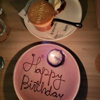 A surprise nibble for celebrating my birthday there at Jensens in Kareela