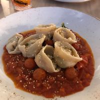 Vegan tortellini at Jensens in Kareela