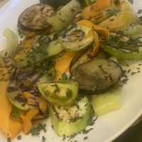 Roast veg with fennel and walnut oil  at The Singing Nettle - Žara iz duvara in Sarajevo