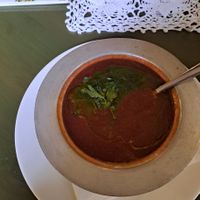 povrtna čorba - vegetable soup at The Singing Nettle - Žara iz duvara in Sarajevo