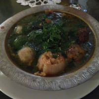 Veganski sahan ('no-meat balls') at The Singing Nettle - Žara iz duvara in Sarajevo