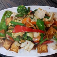 Spicey basil at Siam Thai in Sutherland