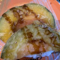 Pumpkin and Carrot Nigiri 🎃 🥕  at Sushi Train in Sutherland