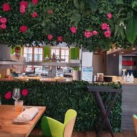 a look into the kitchen at Naturell in Ghent