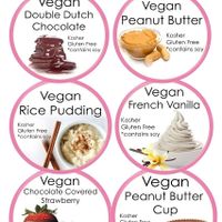 Dozens of Unique Non-Dairy Soft Serve Flavors you will find no where else!  Lot of toppings to customize your soft serve.   All you can swirl flat rate daily!  We don't weight your cup! at Tasti D Lite and Planet Smoothie in Santa Monica