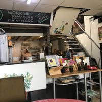 The ‘old’ restaurant (under renovation now) at Veganation in Antwerpen