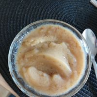 Crème poire banane at Veganation in Antwerpen