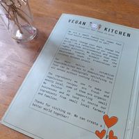 Their statement at Vegan 365 Kitchen in Skopje