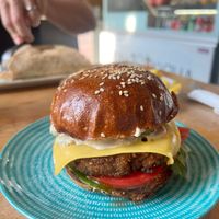 Vegan Burger at Vegan 365 Kitchen in Skopje