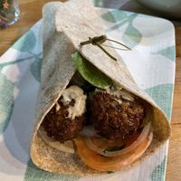 Falafel Wrap  at Vegan 365 Kitchen in Skopje