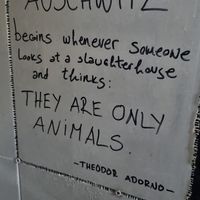in the toilet! animal liberation now 💪🏻 at Vegan 365 Kitchen in Skopje