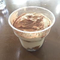Tiramisu at Vegan 365 Kitchen in Skopje