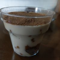 Tiramisu at Vegan 365 Kitchen in Skopje