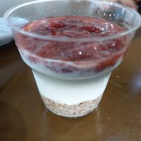 Cheezecake at Vegan 365 Kitchen in Skopje