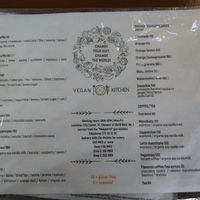 Dessert menu  at Vegan 365 Kitchen in Skopje