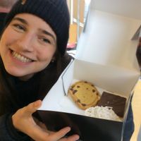 Vegan cookie and cake happiness at Coughlans Bakery - High St in Croydon
