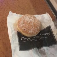Vegan jam doughnut  at Coughlans Bakery - Godstone in Godstone