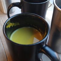 Turmeric latte at Tribal All Day Cafe in Dallas