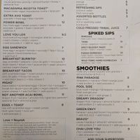 Breakfast and smoothies at Tribal All Day Cafe in Dallas