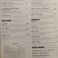 Lunch and dinner at Tribal All Day Cafe in Dallas