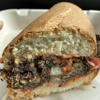 Vegan meatball sub at DJ's Pizza and Bakeshop in Ocean View