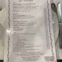 Menú  at Garibolo in Bilbao