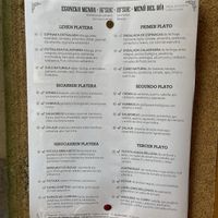 Menu del día  at Garibolo in Bilbao