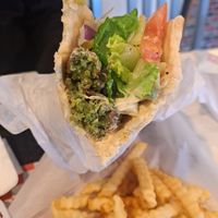 Mixed vegan sandwich at Organic Juice Bar & Gyros in Renton