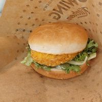 Hot hunny Chicken Burger at Swing Kitchen - Währinger Straße in Vienna