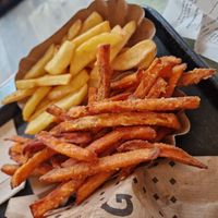 Fries at Swing Kitchen - Währinger Straße in Vienna