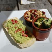 Avocado toast at Red Onion Cafe in Ruislip