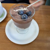 Chocolate mousse   at Jaskolka in Warsaw