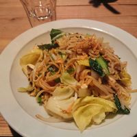 fried noodles at Monpan Shokudo in Kyoto