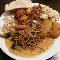 My first plate!  :D at Govindas - Surfers Paradise in Surfers Paradise