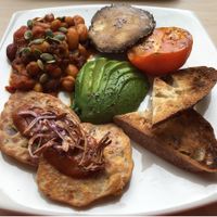 The ‘Full Vegan’  at The Hepworth Cafe in Wakefield