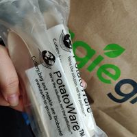 Biobased utensils at Veggie Grill in Chicago