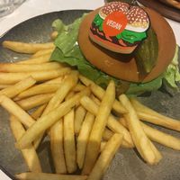 No-moo burger at La Porchetta in Altona Meadows