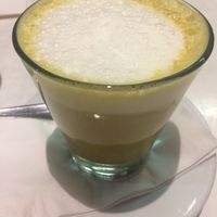Soy Turmeric Latte at La Porchetta in Altona Meadows