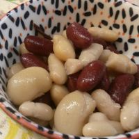 Bean salad side option  at Humpit in York