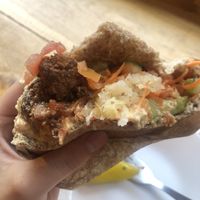 Filled pita  at Humpit in York