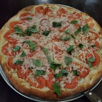 Margherita pizza with daiya cheese.  at Blue Moon Pizza in Fort Myers