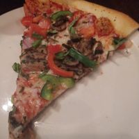 vegan cheese veggie pizza at Blue Moon Pizza in Fort Myers