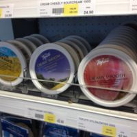 Vegan cheese cream at Astrid och Aporna in Malmo