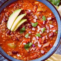 Their chili is vegan!  at The Copper Vault in Springfield