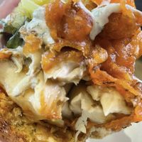 Nashville Fried Maitake Sammy at the 2021 Twin Cities Veg Fest💚  at Root to Rise Kitchen in Minneapolis