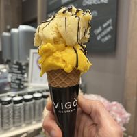 Mango & passion fruit  at Vigo Ice Cream in Ljubljana